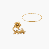 Ella spinning ring - recycled stainless steel - Gold