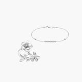 Ella spinning ring - recycled stainless steel - Gold