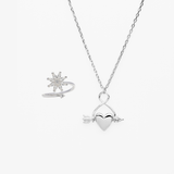 Set Saga ring + Sigird Halsband - sIlver